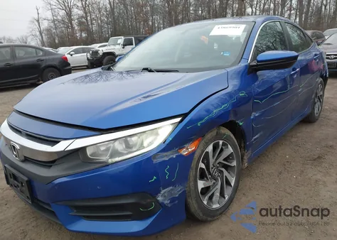 2018 Honda Civic Ex from USA, damaged, VIN 2HGFC2F79JH592711